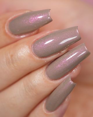 Image provided for Bee's Knees by a paid swatcher featuring the nail polish " Loving Someone is Not a Trap "