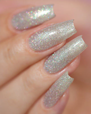 Image provided for Bee's Knees by a paid swatcher featuring the nail polish " The Source "