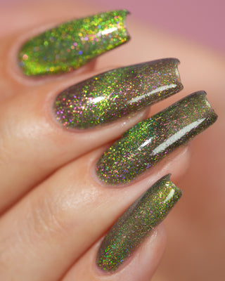 Image provided for Bee's Knees by a paid swatcher featuring the nail polish " Magiphilia "