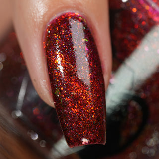 Image provided for Bee's Knees by a paid swatcher featuring the nail polish " Chained to the Desk "