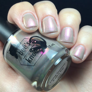 Image provided for Bee's Knees by a paid swatcher featuring the nail polish " Loving Someone is Not a Trap "