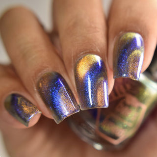 Image provided for Bee's Knees by a paid swatcher featuring the nail polish " It Doesn't Know Any Better, But You Do "