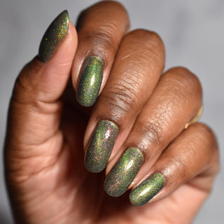 Image provided for Bee's Knees by a paid swatcher featuring the nail polish " Magiphilia "