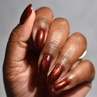 Image provided for Bee's Knees by a paid swatcher featuring the nail polish " Chained to the Desk "