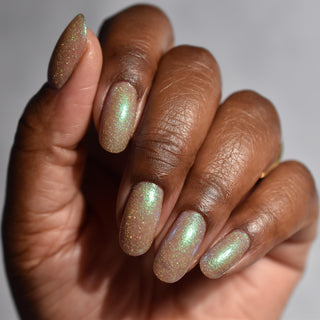 Image provided for Bee's Knees by a paid swatcher featuring the nail polish " Judgy Carlisle "