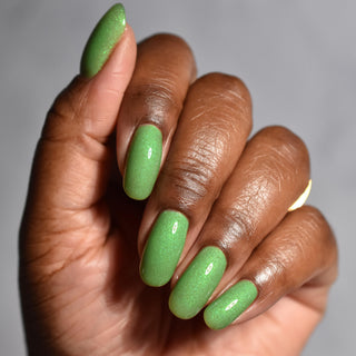 Image provided for Bee's Knees by a paid swatcher featuring the nail polish " I Really Liked Pudding "