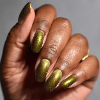 Image provided for Bee's Knees by a paid swatcher featuring the nail polish " Lord Percival the Second "