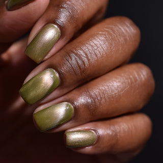Image provided for Bee's Knees by a paid swatcher featuring the nail polish " Happy Tuesday "
