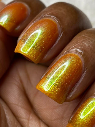 Image provided for Bee's Knees by a paid swatcher featuring the nail polish " Pest Control "