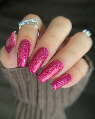 Image provided for Bee's Knees by a paid swatcher featuring the nail polish " Ma Fille "