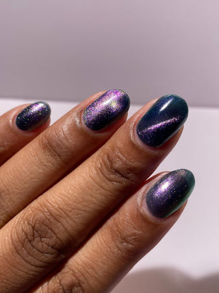 Image provided for Bee's Knees by a paid swatcher featuring the nail polish " Soon You Will Not Have to Drown "