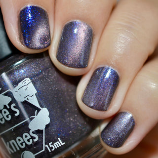 Image provided for Bee's Knees by a paid swatcher featuring the nail polish " Knight, Knave, Optimist "
