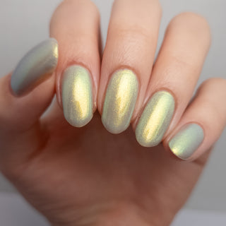 Image provided for Bee's Knees by a paid swatcher featuring the nail polish " The Demon Realm "