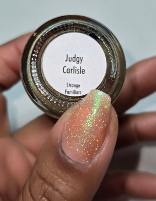 Image provided for Bee's Knees by a paid swatcher featuring the nail polish " Judgy Carlisle "