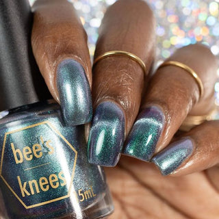 Image provided for Bee's Knees by a paid swatcher featuring the nail polish " Outplayed "
