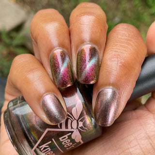 Image provided for Bee's Knees by a paid swatcher featuring the nail polish " That Goes Without Saying "