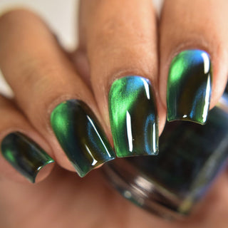 Image provided for Bee's Knees by a paid swatcher featuring the nail polish " This is Arkany "
