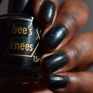 Image provided for Bee's Knees by a paid swatcher featuring the nail polish " Discord "