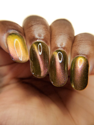 Image provided for Bee's Knees by a paid swatcher featuring the nail polish " I'm Nobody "