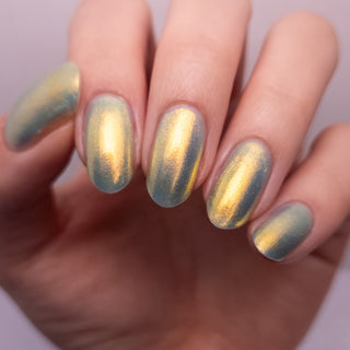 Image provided for Bee's Knees by a paid swatcher featuring the nail polish " Little Star "