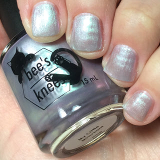 Image provided for Bee's Knees by a paid swatcher featuring the nail polish " My Little Miscreant "