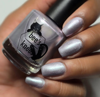 Image provided for Bee's Knees by a paid swatcher featuring the nail polish " My Little Miscreant "