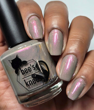 Image provided for Bee's Knees by a paid swatcher featuring the nail polish " Loving Someone is Not a Trap "