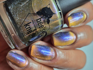 Image provided for Bee's Knees by a paid swatcher featuring the nail polish " Tether "