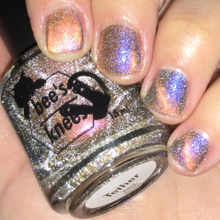 Image provided for Bee's Knees by a paid swatcher featuring the nail polish " Tether "