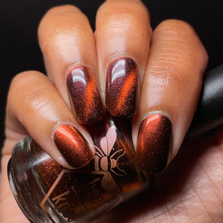 Image provided for Bee's Knees by a paid swatcher featuring the nail polish " The Crown Prince "