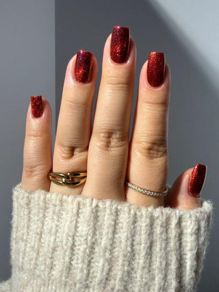 Image provided for Bee's Knees by a paid swatcher featuring the nail polish " Chained to the Desk "