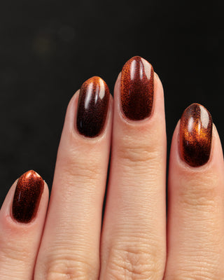 Image provided for Bee's Knees by a paid swatcher featuring the nail polish " The Crown Prince "