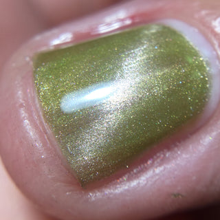 Image provided for Bee's Knees by a paid swatcher featuring the nail polish " Happy Tuesday "