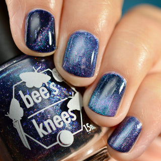 Image provided for Bee's Knees by a paid swatcher featuring the nail polish " The Body Remembers "