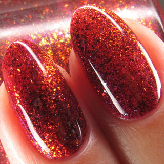 Image provided for Bee's Knees by a paid swatcher featuring the nail polish " Chained to the Desk "