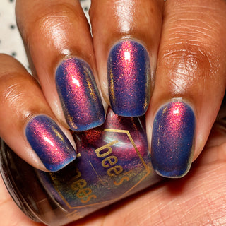 Image provided for Bee's Knees by a paid swatcher featuring the nail polish " Truth is Painful "