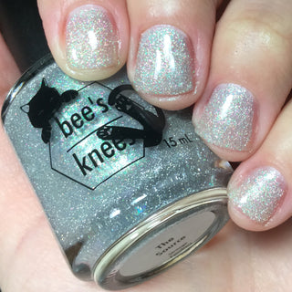 Image provided for Bee's Knees by a paid swatcher featuring the nail polish " The Source "