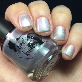Image provided for Bee's Knees by a paid swatcher featuring the nail polish " My Little Miscreant "