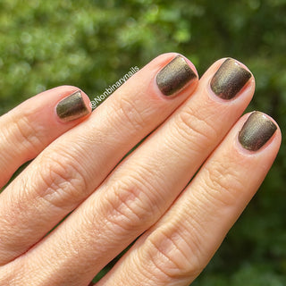 Image provided for Bee's Knees by a paid swatcher featuring the nail polish " Thank You for Choosing Me "