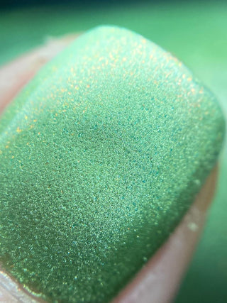 Image provided for Bee's Knees by a paid swatcher featuring the nail polish " This One is Declined "