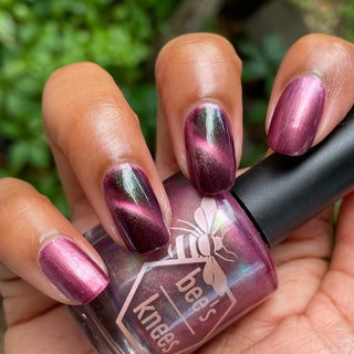 Image provided for Bee's Knees by a paid swatcher featuring the nail polish " Don't Clip my Wings "