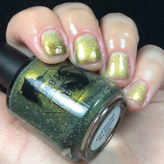 Image provided for Bee's Knees by a paid swatcher featuring the nail polish " Lord Percival the Second "
