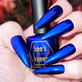 Image provided for Bee's Knees by a paid swatcher featuring the nail polish " Immortality "