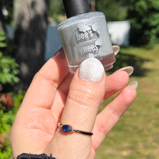 Image provided for Bee's Knees by a paid swatcher featuring the nail polish " And Yet "