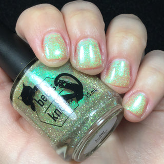 Image provided for Bee's Knees by a paid swatcher featuring the nail polish " Judgy Carlisle "
