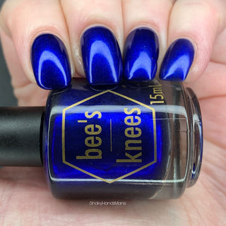 Image provided for Bee's Knees by a paid swatcher featuring the nail polish " Immortality "