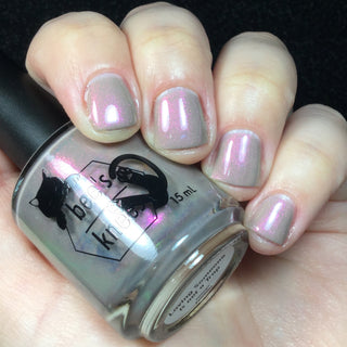 Image provided for Bee's Knees by a paid swatcher featuring the nail polish " Loving Someone is Not a Trap "