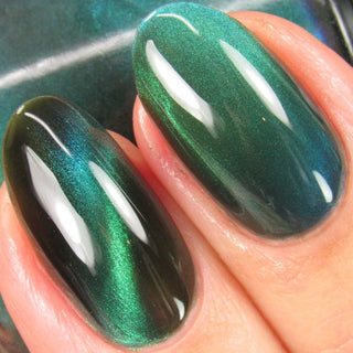 Image provided for Bee's Knees by a paid swatcher featuring the nail polish " This is Arkany "