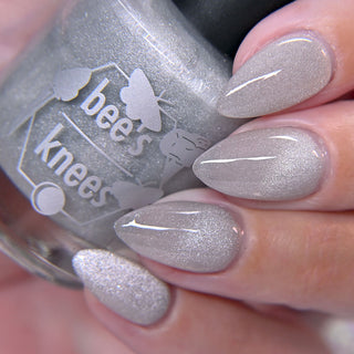 Image provided for Bee's Knees by a paid swatcher featuring the nail polish " And Yet "