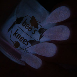Image provided for Bee's Knees by a paid swatcher featuring the nail polish " And Yet "